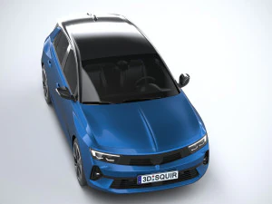 Opel Astra Electric 2023 3D Model