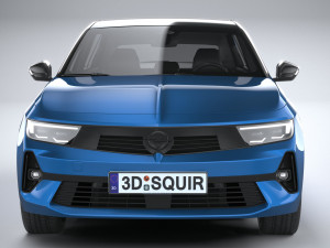 Opel Astra Electric 2023 3D 모델