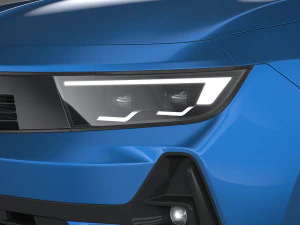 Opel Astra Electric 2023 3D Model
