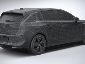 Opel Astra Electric 2023 3D 모델