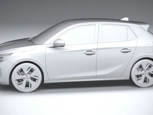Opel Corsa 2024 3D Model