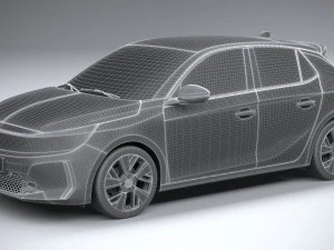 Opel Corsa 2024 3D Model