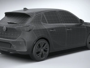 Opel Corsa 2024 3D Model