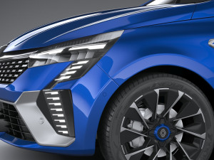 Renault Clio 2024 3D-Modell