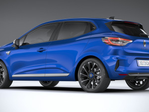Renault Clio 2024 3D-Modell