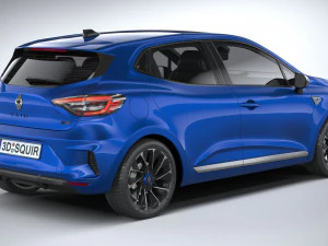 Renault Clio 2024 3D Model