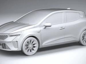 Renault Clio 2024 3D Model