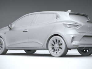 Renault Clio 2024 3D-Modell