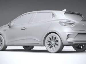 Renault Clio 2024 3D Model