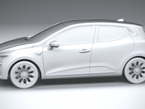 Renault Clio 2024 3D-Modell