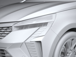 Renault Clio 2024 3D-Modell