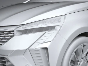 Renault Clio 2024 3D Model