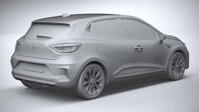 Renault Clio IV 2016 3D-Modell - Herunterladen Fahrzeuge on