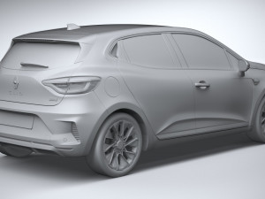 Renault Clio 2024 3D-Modell