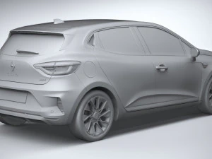 Renault Clio 2024 3D Model