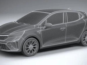 Renault Clio 2024 3D Model