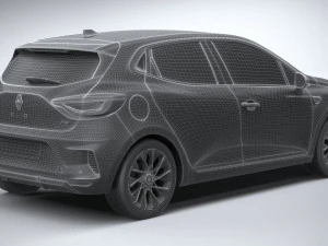 Renault Clio 2024 3D Model