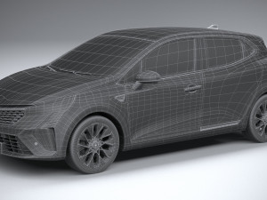 Renault Clio 2024 3D-Modell