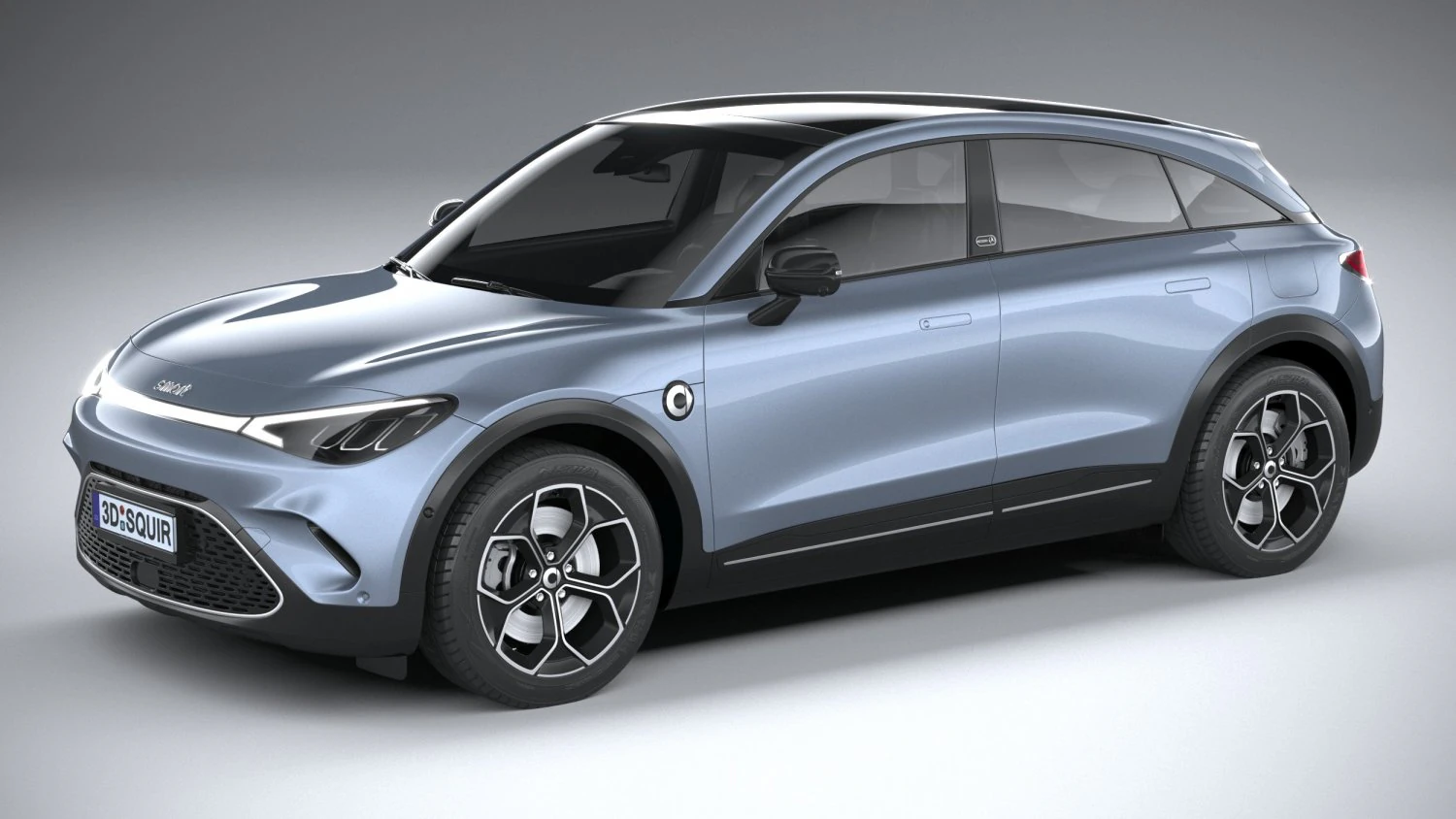 Smart 3 2024 3D Model .c4d .max .obj .3ds .fbx .stl .blend 