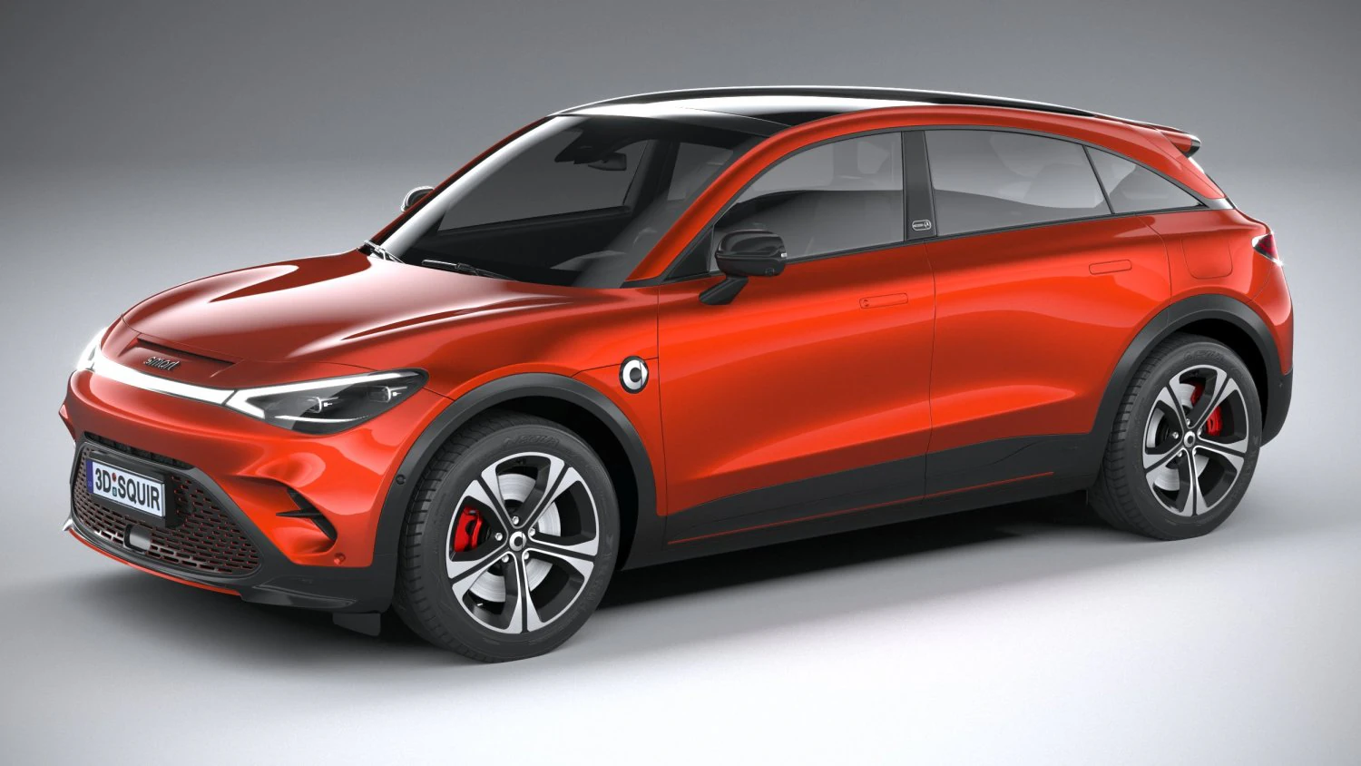 Smart 3 Sport 2024 3D Model .c4d .max .obj .3ds .fbx .stl .blend 