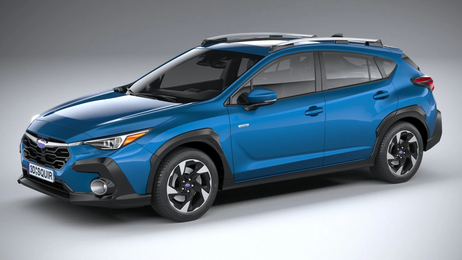 Subaru Crosstrek 2024 3D Model .c4d .max .obj .3ds .fbx .stl .blend