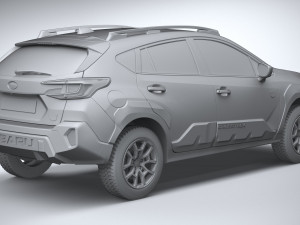 Subaru Crosstrek Wilderness 2024 3D 모델