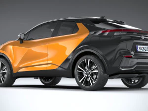Toyota C-HR 2024 3D Model