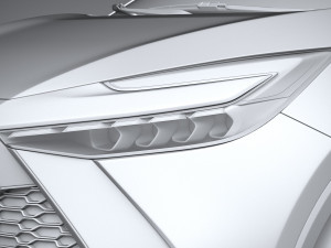 Toyota C-HR 2024 3D Model