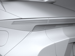 Toyota C-HR 2024 3D Model