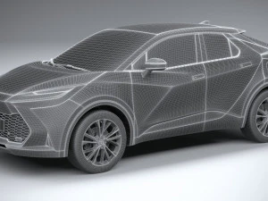 Toyota C-HR 2024 3D Model
