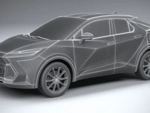 Toyota C-HR GR Sport 2024 3D Model