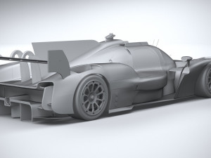 Toyota GR10 2023 3D-Modell
