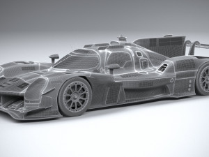 Toyota GR10 2023 3D-Modell