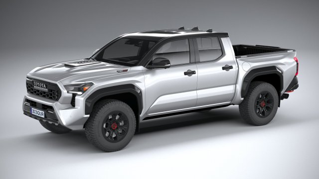 Toyota Tacoma TRD 2024 3D मॉडल .c4d .max .obj .3ds .fbx .stl .blend 