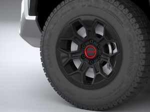 Toyota Tacoma TRD 2024 3D मॉडल