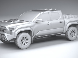 Toyota Tacoma TRD 2024 3D मॉडल