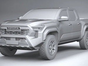 Toyota Tacoma TRD 2024 3D Model