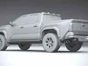 Toyota Tacoma TRD 2024 3D मॉडल