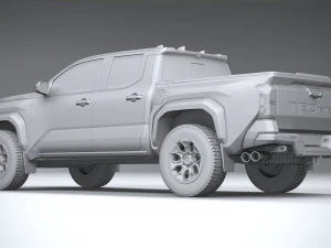 Toyota Tacoma TRD 2024 3D Model