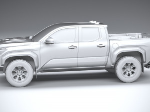 Toyota Tacoma TRD 2024 3D मॉडल