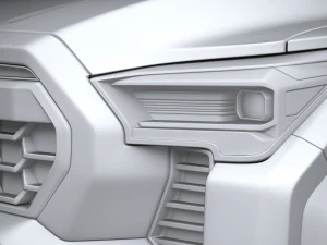 Toyota Tacoma TRD 2024 3D Model