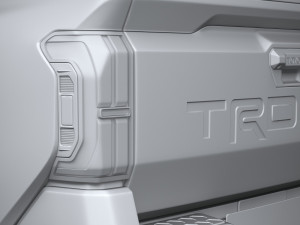 Toyota Tacoma TRD 2024 3D मॉडल
