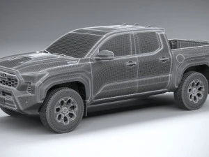 Toyota Tacoma TRD 2024 3D Model