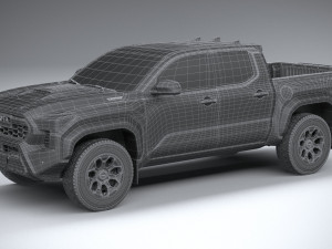 Toyota Tacoma TRD 2024 3D मॉडल