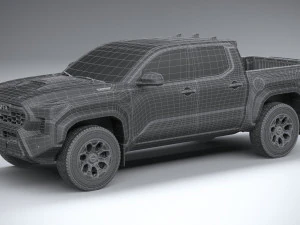 Toyota Tacoma TRD 2024 3D Model