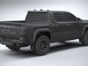 Toyota Tacoma TRD 2024 3D मॉडल