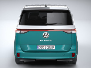 Volkswagen ID Buzz LWB 2023 3Dモデル
