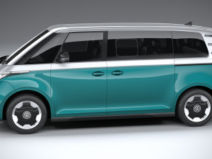 Volkswagen ID Buzz LWB 2023 3Dモデル