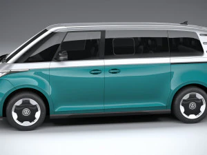 Volkswagen ID Buzz LWB 2023 3D Model