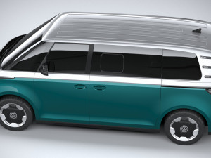 Volkswagen ID Buzz LWB 2023 3Dモデル